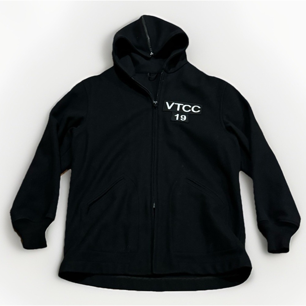 VTCC VT Virginia Tech Cadet Wool Jacket Hood Coat Medium USN Neptune Vintage